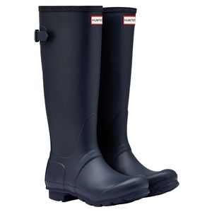 Hunter boots (navy matte tall)